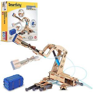 Hydraulic Crane, STEM DIY Fun Toy,Educational & Construction Based Activity Game